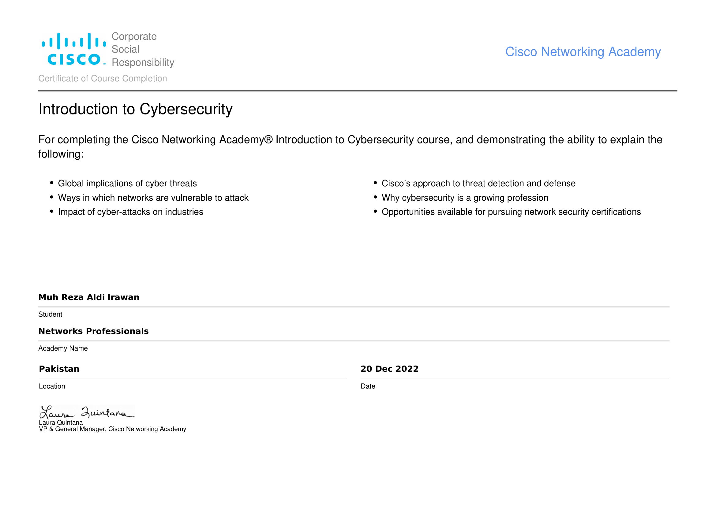 Introduction to Cyber Security